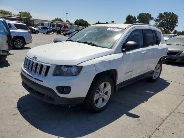 1C4NJCBAXGD688487 - 2016 JEEP COMPASS SPORT WHITE photo 1