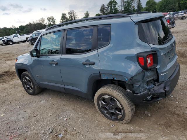 ZACCJBAB7HPF00832 - 2017 JEEP RENEGADE SPORT GRAY photo 2