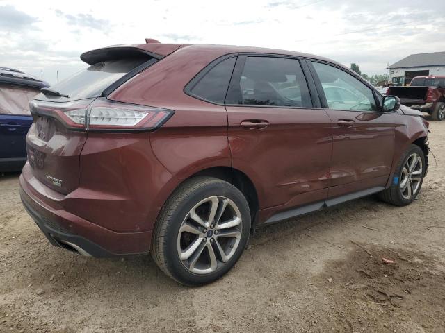 2FMPK4AP1GBB51204 - 2016 FORD EDGE SPORT MAROON photo 3