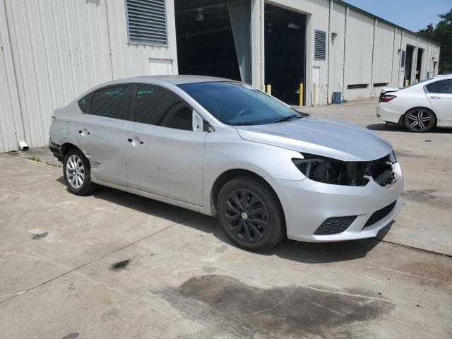 3N1AB7AP2KY281409 - 2019 NISSAN SENTRA S SILVER photo 4