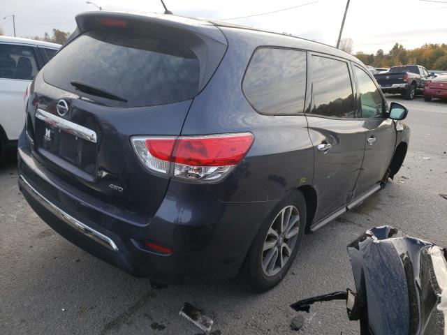 5N1AR2MM3DC651285 - 2013 NISSAN PATHFINDER S GRAY photo 4