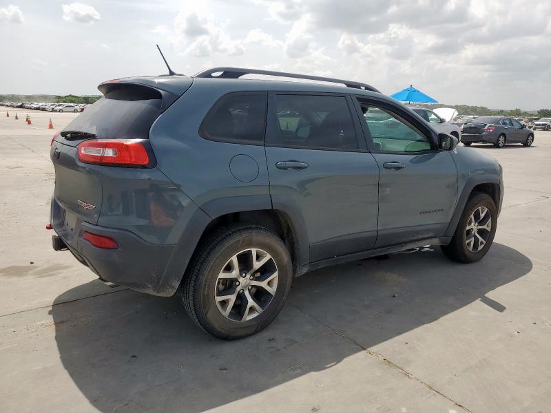 1C4PJMBS0EW185737 - 2014 JEEP CHEROKEE TRAILHAWK BLUE photo 3