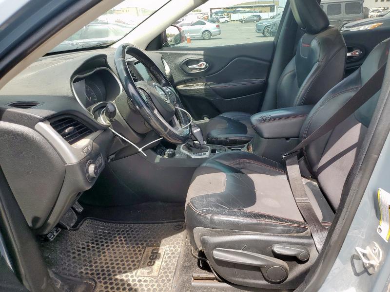 1C4PJMBS0EW185737 - 2014 JEEP CHEROKEE TRAILHAWK BLUE photo 7