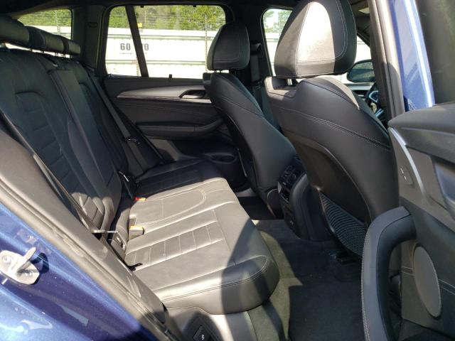 5UXTY9C06M9G94315 - 2021 BMW X3 XDRIVEM40I ლურჯი ფოტო 11