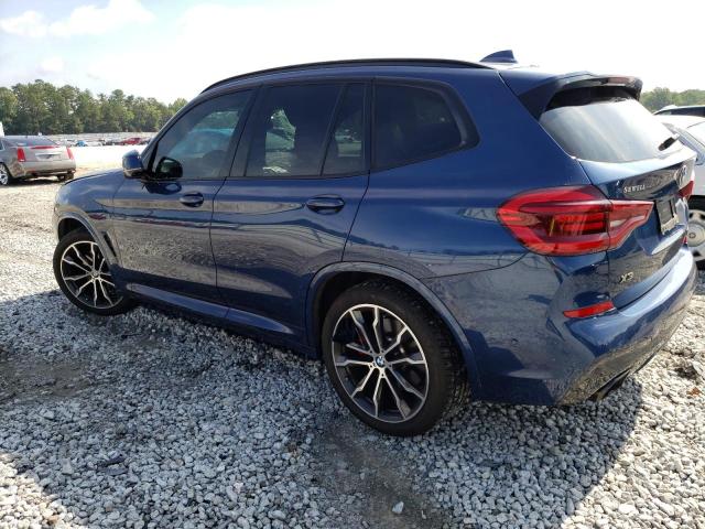 5UXTY9C06M9G94315 - 2021 BMW X3 XDRIVEM40I BLUE photo 2