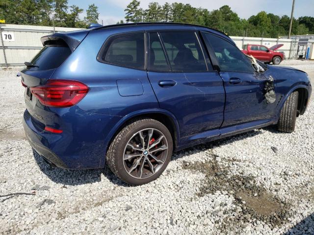 5UXTY9C06M9G94315 - 2021 BMW X3 XDRIVEM40I ლურჯი ფოტო 3