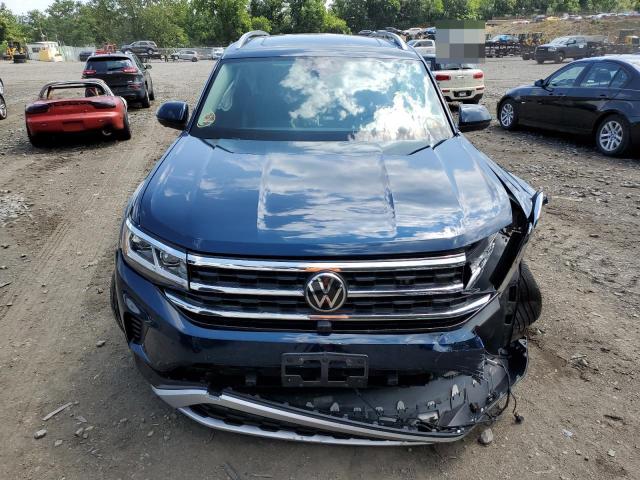 1V2TR2CA1MC515434 - 2021 VOLKSWAGEN ATLAS SEL PREMIUM BLUE photo 5