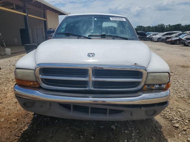1B7GL22X1YS697058 - 2000 DODGE DAKOTA WHITE photo 5