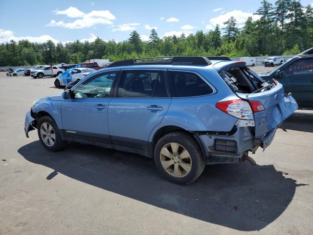 4S4BRBCC4C3296865 - 2012 SUBARU OUTBACK 2.5I PREMIUM BLUE photo 2