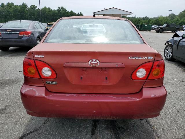 2T1BR32E63C021938 - 2003 TOYOTA COROLLA CE RED photo 6