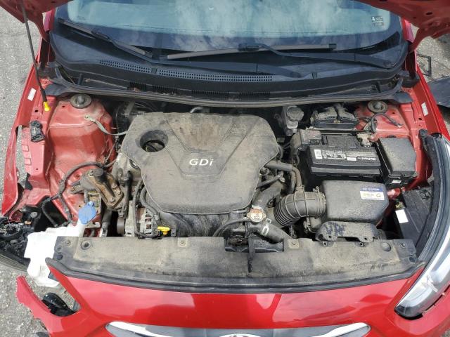 KMHCT4AEXGU027355 - 2016 HYUNDAI ACCENT SE RED photo 11