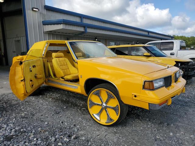 1G3AR47A3EM486190 - 1984 OLDSMOBILE CUTLASS SU YELLOW photo 4