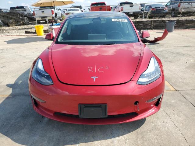 5YJ3E1EA8PF550225 - 2023 TESLA MODEL 3 RED photo 5