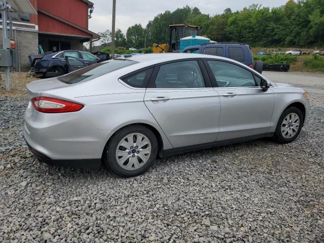 3FA6P0G71DR106753 - 2013 FORD FUSION S SILVER photo 3