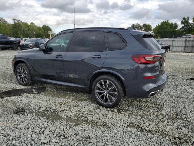 5UXTA6C07N9J84668 - 2022 BMW X5 XDRIVE45E BLUE photo 2