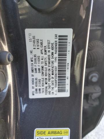 19UUA8F55DA016597 - 2013 ACURA TL TECH BLACK photo 12