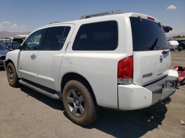 5N1AA08A35N712605 - 2005 NISSAN ARMADA SE WHITE photo 2