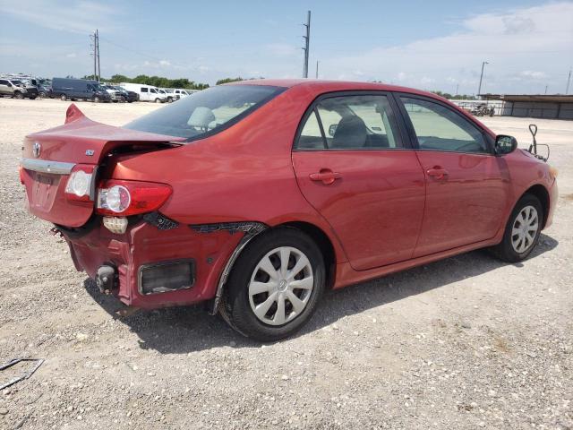 JTDBU4EE1B9142526 - 2011 TOYOTA COROLLA BASE RED photo 3