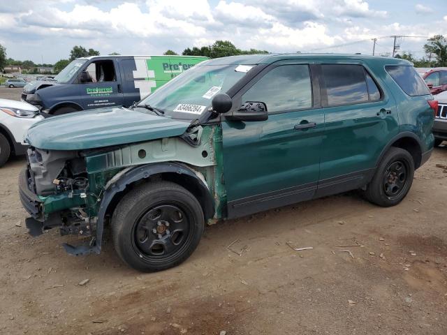 1FM5K8AR0HGB34565 - 2017 FORD EXPLORER POLICE INTERCEPTOR 绿色 照片 1