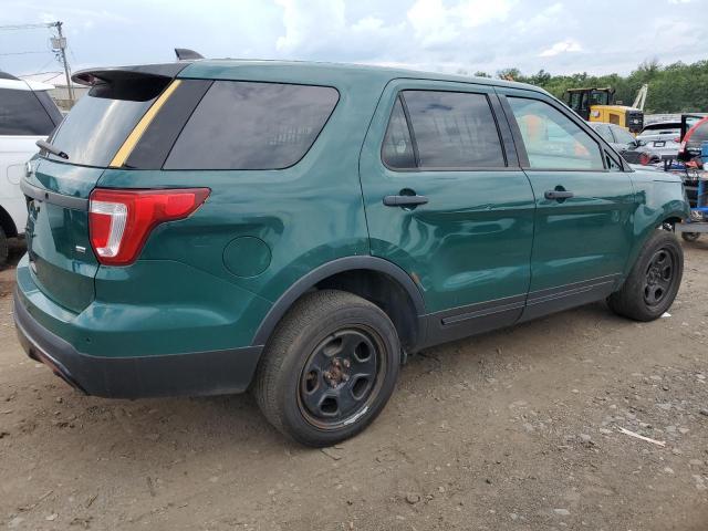1FM5K8AR0HGB34565 - 2017 FORD EXPLORER POLICE INTERCEPTOR 绿色 照片 3