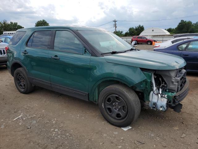 1FM5K8AR0HGB34565 - 2017 FORD EXPLORER POLICE INTERCEPTOR 绿色 照片 4