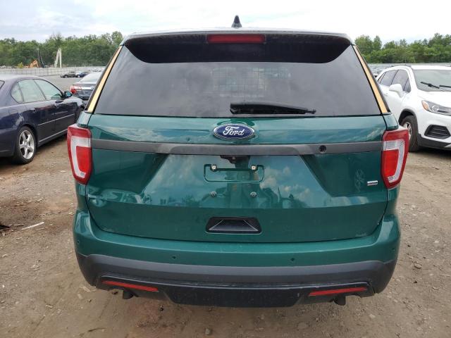 1FM5K8AR0HGB34565 - 2017 FORD EXPLORER POLICE INTERCEPTOR 绿色 照片 6