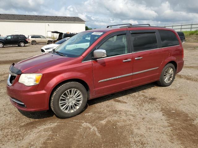 2C4RC1CG6DR726616 - 2013 CHRYSLER TOWN & COU TOURING L RED photo 1