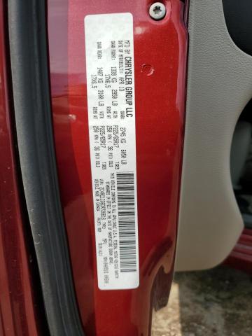 2C4RC1CG6DR726616 - 2013 CHRYSLER TOWN & COU TOURING L RED photo 13