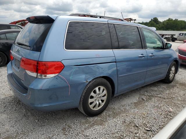 5FNRL3H68AB034425 - 2010 HONDA ODYSSEY EXL BLUE photo 3