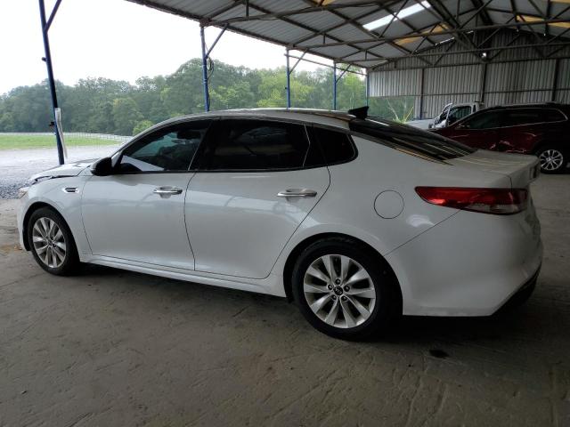 5XXGU4L30GG013047 - 2016 KIA OPTIMA EX WHITE photo 2