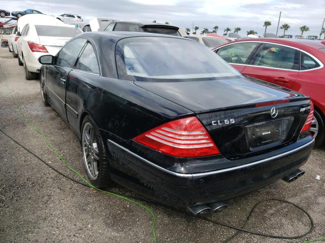 WDBPJ79J55A046407 - 2005 MERCEDES-BENZ CL 65 AMG BLACK photo 3