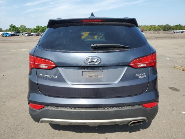 5XYZUDLB0FG279064 - 2015 HYUNDAI SANTA FE SPORT BLUE photo 6