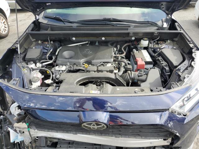 JTMP1RFV8KD509235 - 2019 TOYOTA RAV4 XLE BLUE photo 12