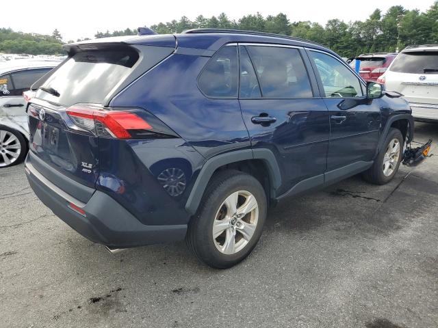JTMP1RFV8KD509235 - 2019 TOYOTA RAV4 XLE BLUE photo 3