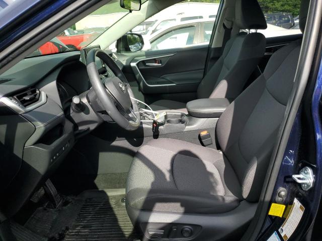 JTMP1RFV8KD509235 - 2019 TOYOTA RAV4 XLE BLUE photo 7