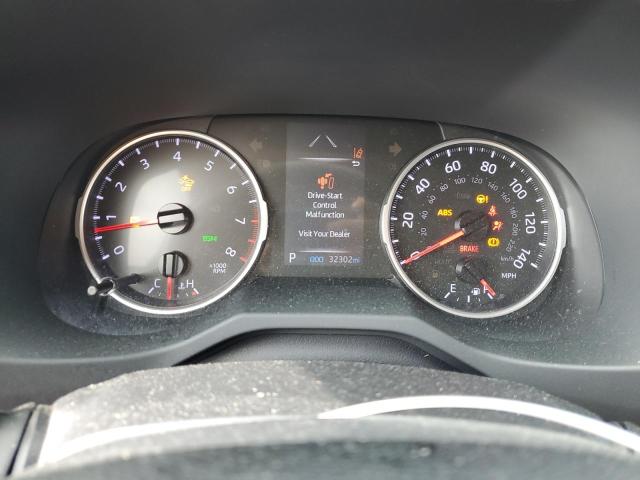 JTMP1RFV8KD509235 - 2019 TOYOTA RAV4 XLE BLUE photo 9