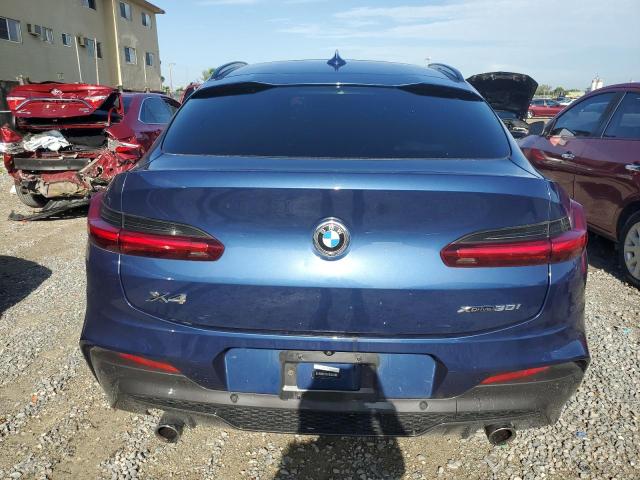 5UXUJ3C52KLG56162 - 2019 BMW X4 XDRIVE30I BLUE photo 6