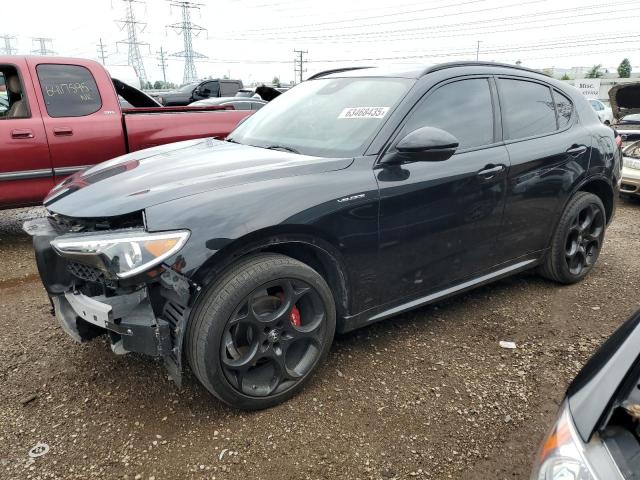 ZASPAKBN7N7D31941 - 2022 ALFA ROMEO STELVIO TI შავი ფოტო 1