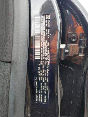 ZASPAKBN7N7D31941 - 2022 ALFA ROMEO STELVIO TI შავი ფოტო 14