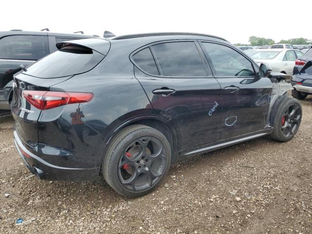 ZASPAKBN7N7D31941 - 2022 ALFA ROMEO STELVIO TI შავი ფოტო 3