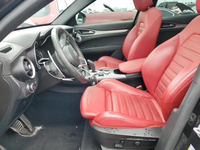 ZASPAKBN7N7D31941 - 2022 ALFA ROMEO STELVIO TI შავი ფოტო 7
