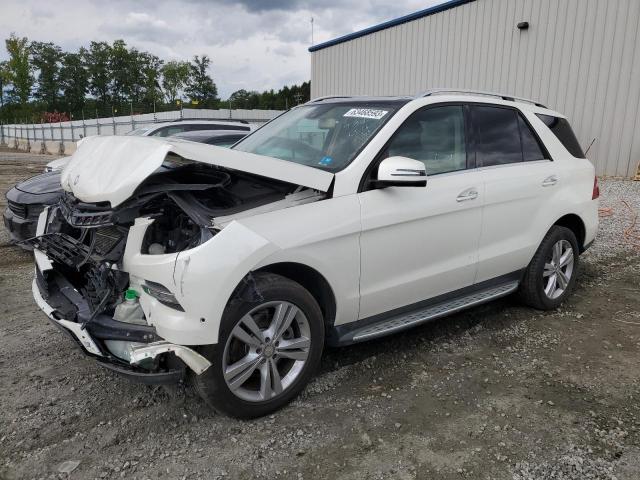 4JGDA5JBXFA599807 - 2015 MERCEDES-BENZ ML 350 WHITE photo 1