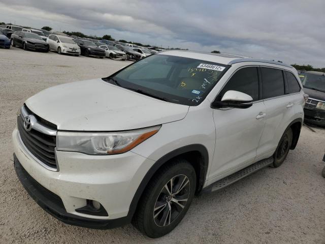 5TDKKRFH7GS505545 - 2016 TOYOTA HIGHLANDER XLE თეთრი ფოტო 2
