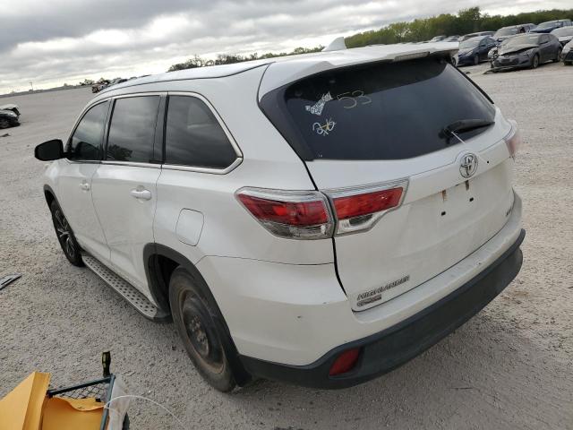 5TDKKRFH7GS505545 - 2016 TOYOTA HIGHLANDER XLE თეთრი ფოტო 3