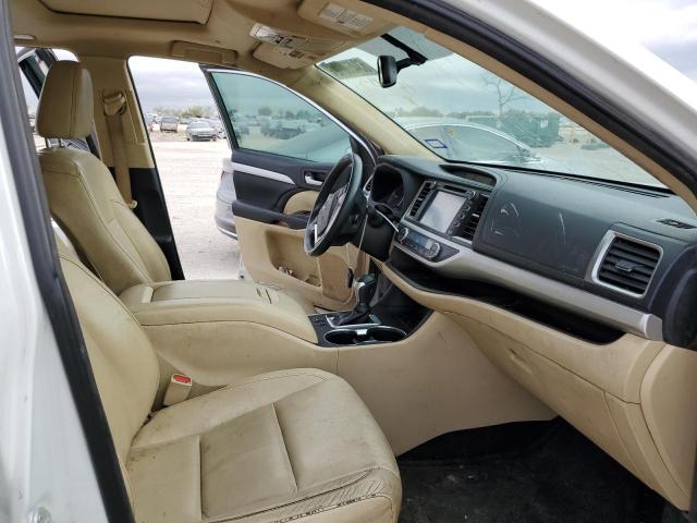 5TDKKRFH7GS505545 - 2016 TOYOTA HIGHLANDER XLE თეთრი ფოტო 5