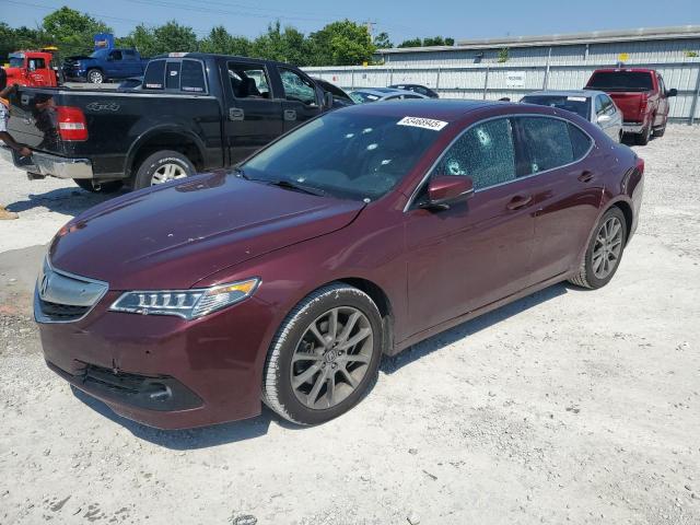 19UUB2F70FA011130 - 2015 ACURA TLX ADVANCE BURGUNDY photo 1