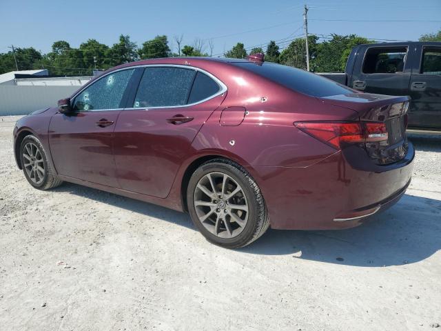 19UUB2F70FA011130 - 2015 ACURA TLX ADVANCE BURGUNDY photo 2