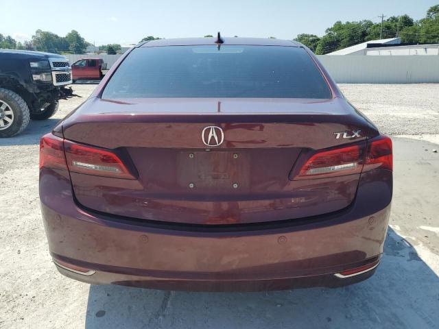 19UUB2F70FA011130 - 2015 ACURA TLX ADVANCE BURGUNDY photo 6
