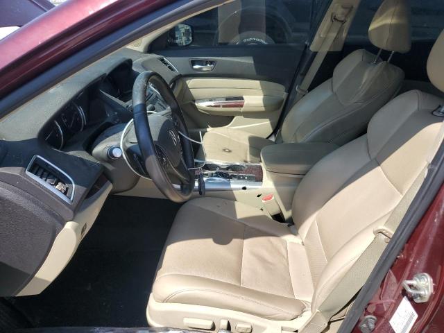 19UUB2F70FA011130 - 2015 ACURA TLX ADVANCE BURGUNDY photo 7