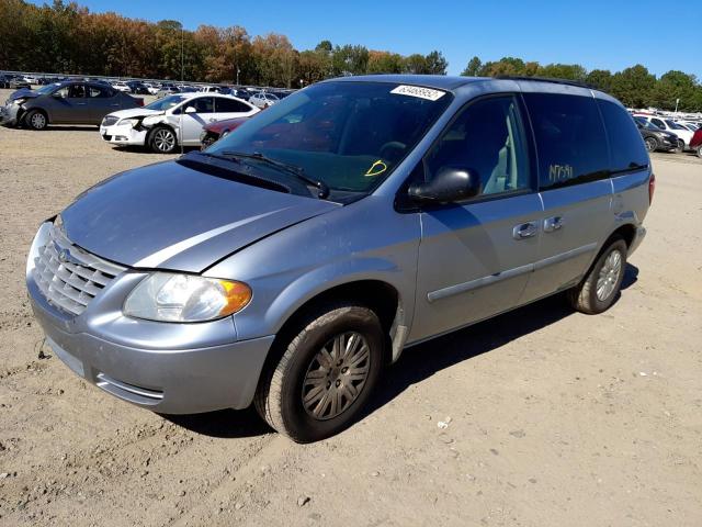 1A4GP45R36B572728 - 2006 CHRYSLER TOWN & COU ლურჯი ფოტო 2